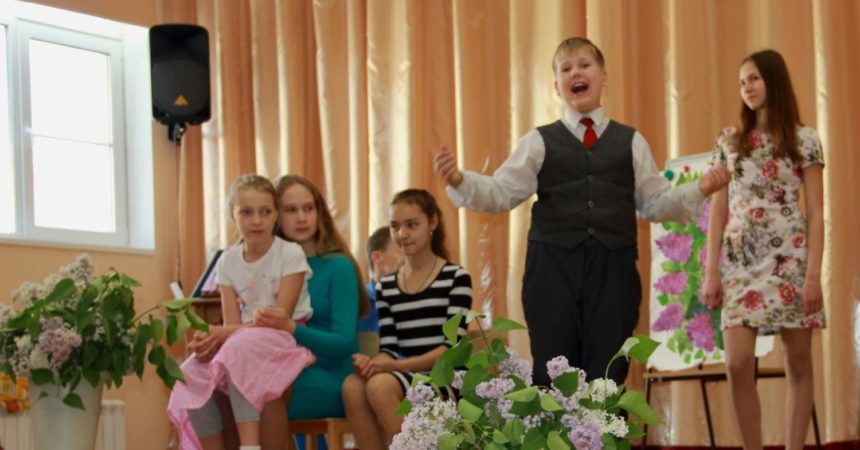 Выступление театра «Ковчег» в православной гимназии