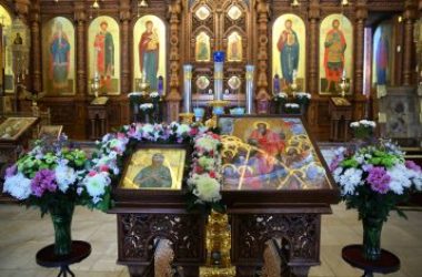 Управляющий Нижегородской епархией совершил всенощное бдение в Александро-Невском кафедральном соборе Нижнего Новгорода