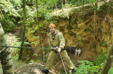 Воспитанники нижегородской дружины имени Феодора Ушакова побывали на спелеологических сборах в Ичалковском бору