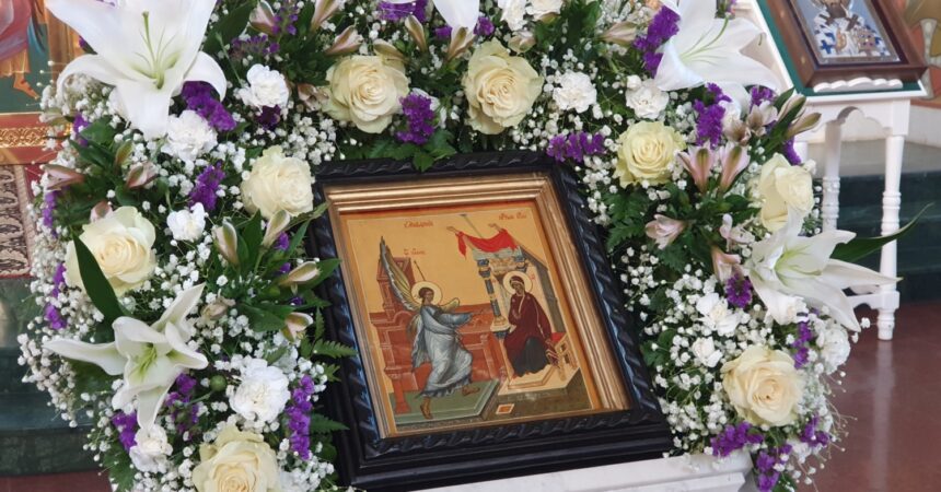 Праздник Благовещения Пресвятой Богородицы отметили во Владимирском храме Канавинского благочиния 7 апреля 2022 года