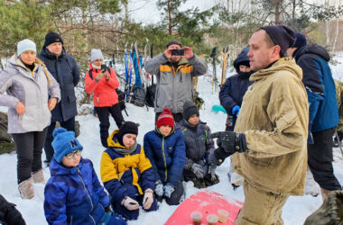 Дружинники-«ушаковцы» с инструкторами посетили зимние сборы в селе Белбаж 21-22 января