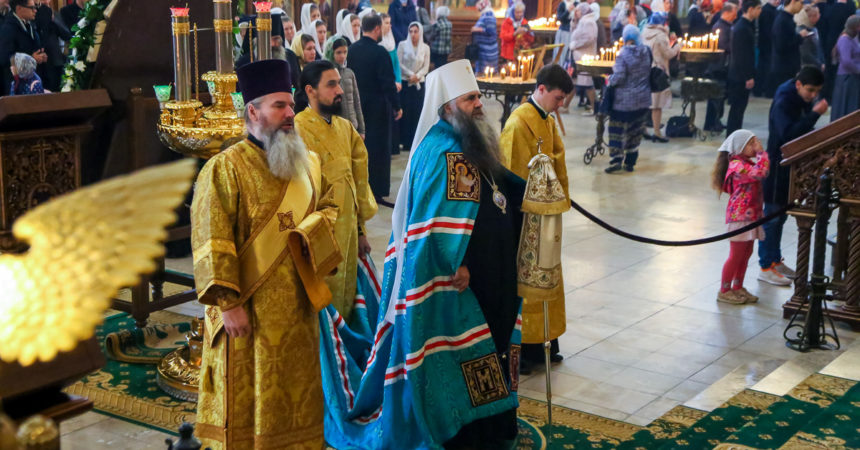 Митрополит Георгий совершил Божественную литургию в Александро-Невском кафедральном соборе Нижнего Новгорода