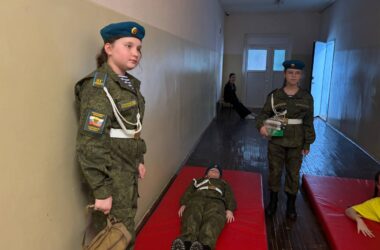 Гимназисты приняли участие в игре «Зарница 2.0»