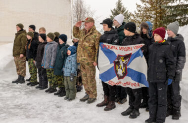 15 февраля воспитанники дружины Феодора Ушакова приняли участие в епархиальном лыжном забеге «Живая нить»