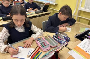 9 февраля 2026 года гимназисты стали участниками патриотической акции «Письмо защитнику»