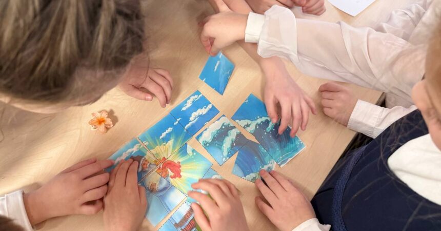 10 февраля, в День памяти А. С. Пушкина, в  библиотеке Православной гимназии Александра Невского для 1 «Б» класса прошла сказочная викторина