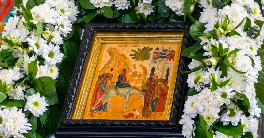 Праздник Входа Господня в Иерусалим отметили в храме в честь Владимирской иконы Божией Матери Канавинского благочиния